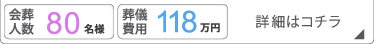 一般葬80名