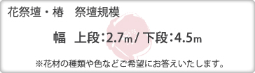 祭壇規模