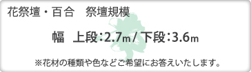 祭壇規模