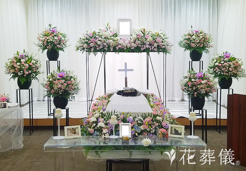 キリスト教の花祭壇