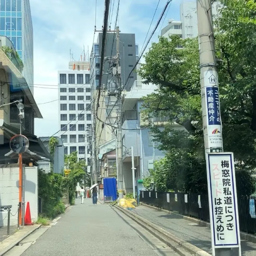 梅窓院 観音堂の駐車場への入り方4