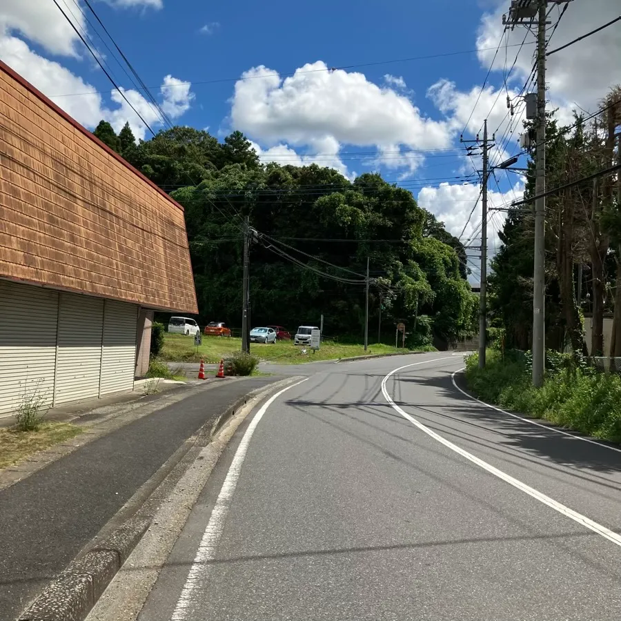 長南聖苑の駐車場への入り方2