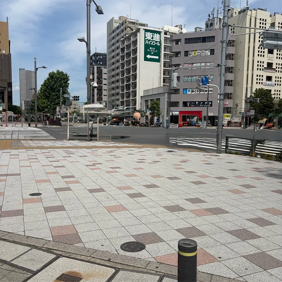 中央区セレモニーホールまで徒歩で行く場合の道順5