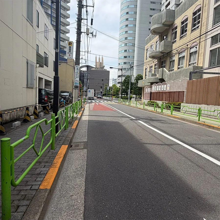 中央区セレモニーホールまで徒歩で行く場合の道順8