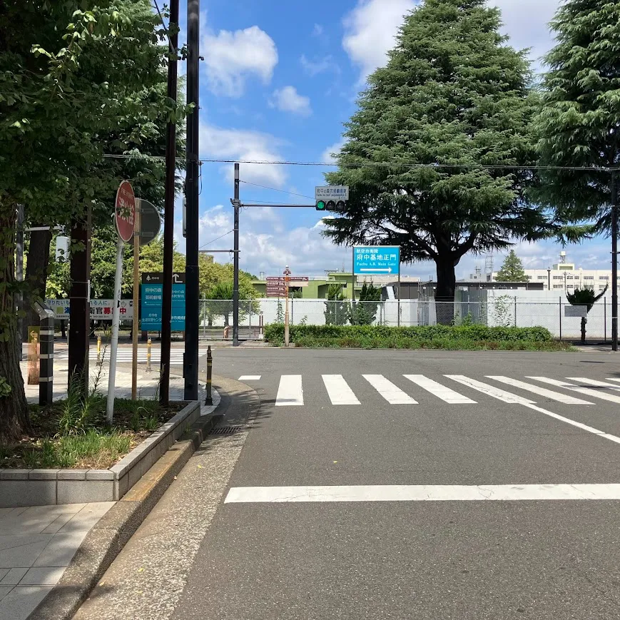 府中の森市民聖苑の駐車場への入り方2