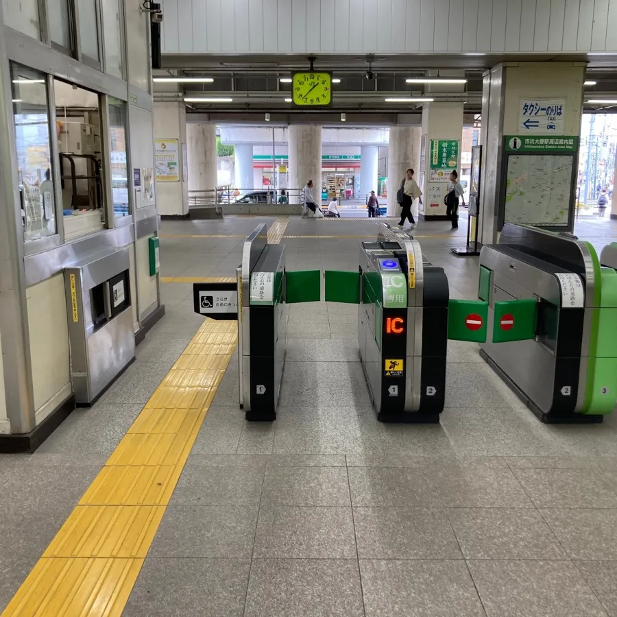 市川市斎場まで徒歩で行く場合の道順2