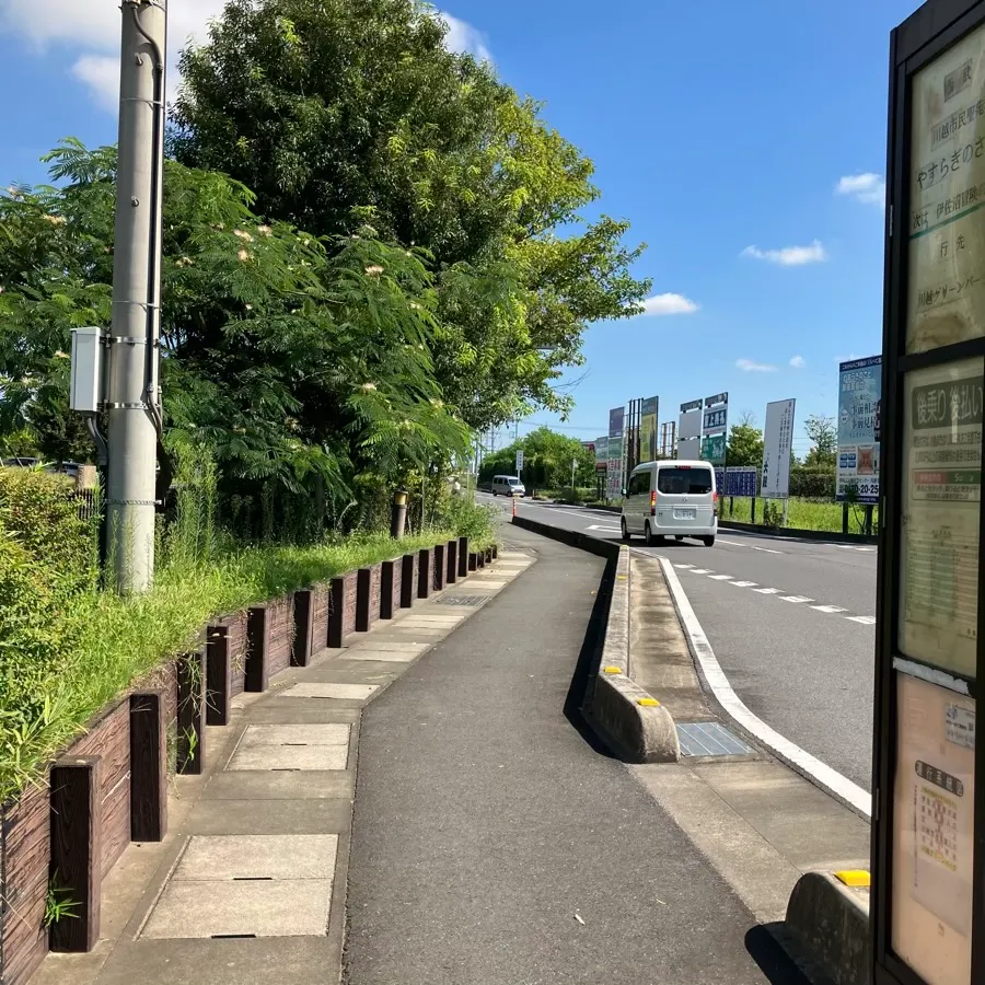 バス停留所から川越市民聖苑やすらぎのさとまでの歩き方2