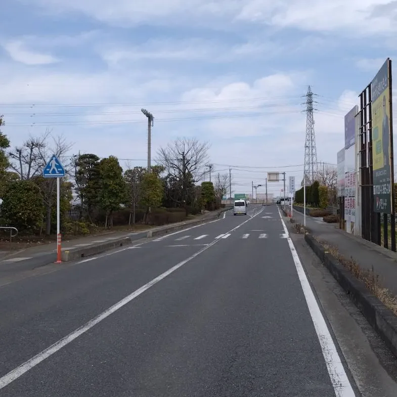 川越市斎場の駐車場への入り方2