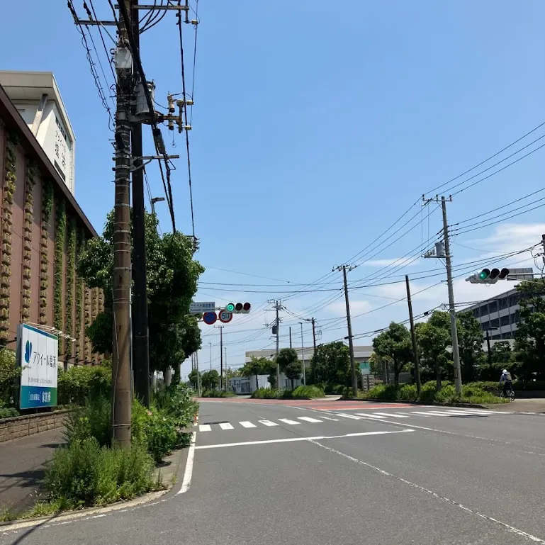 かわさき南部斎苑の駐車場への入り方2