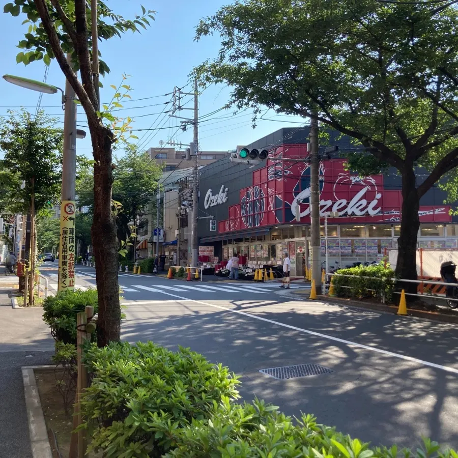 桐ヶ谷斎場の駐車場への入り方2