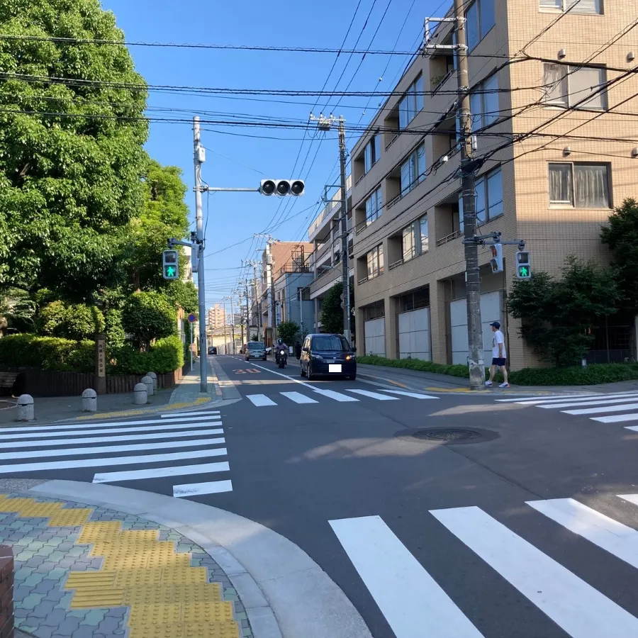 桐ヶ谷斎場の駐車場への入り方4