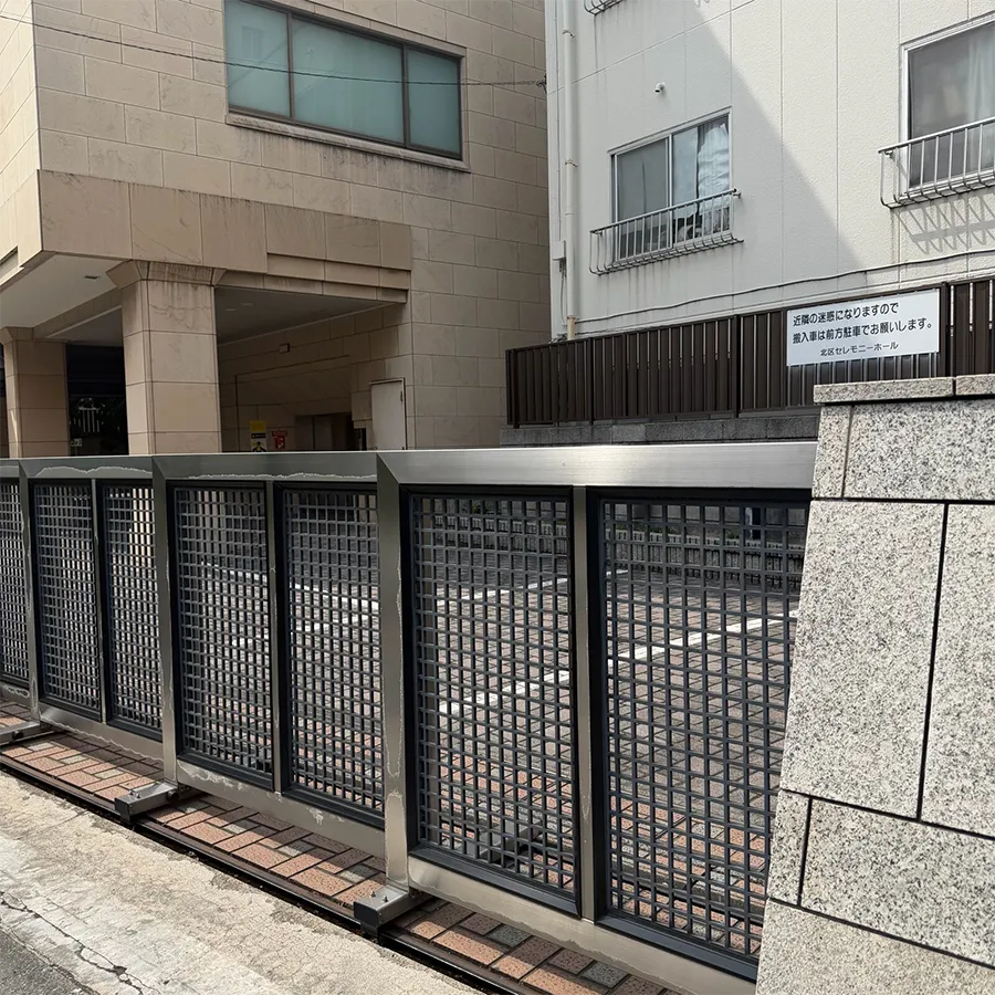 北区セレモニーホールの駐車場への入り方3