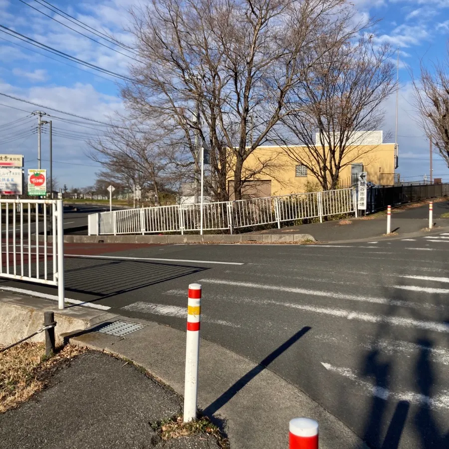 バス停留所から越谷市斎場までの歩き方3