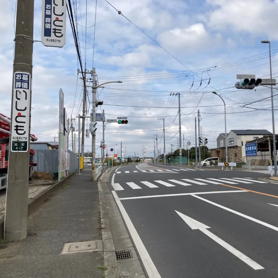 バス停留所から馬込斎場までの歩き方2