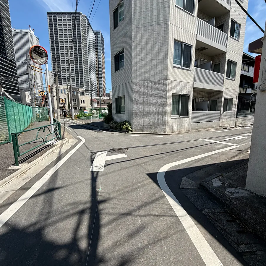 南池袋斎場の駐車場への入り方2