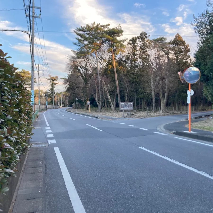 野田市斎場の駐車場への入り方4