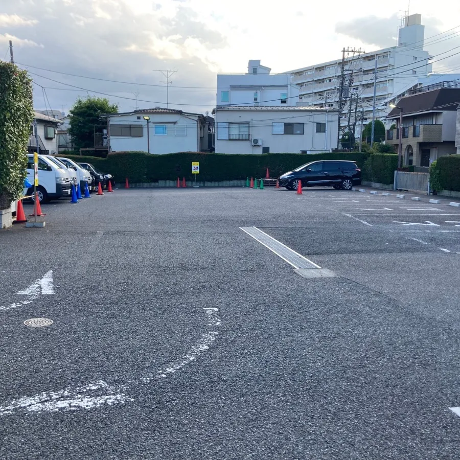 落合斎場の駐車場への入り方6