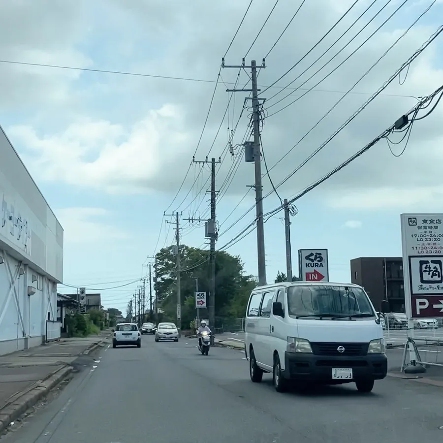 山武郡市広域斎場の駐車場への入り方2