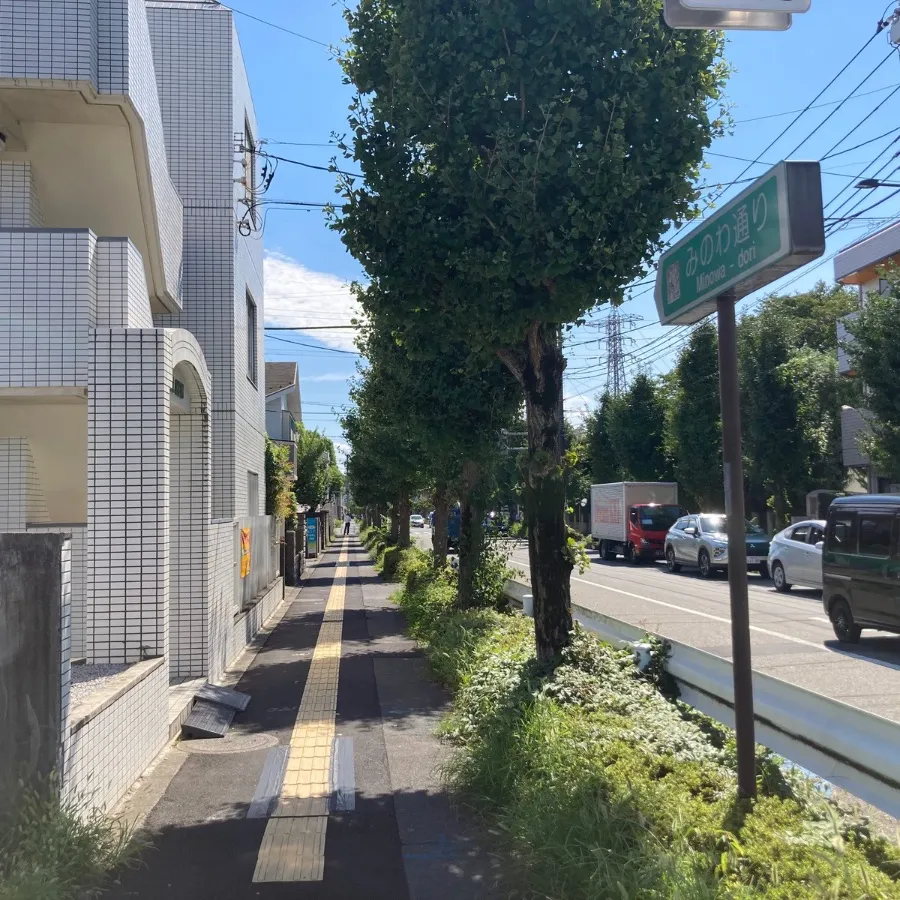 立川市斎場の駐車場への入り方2