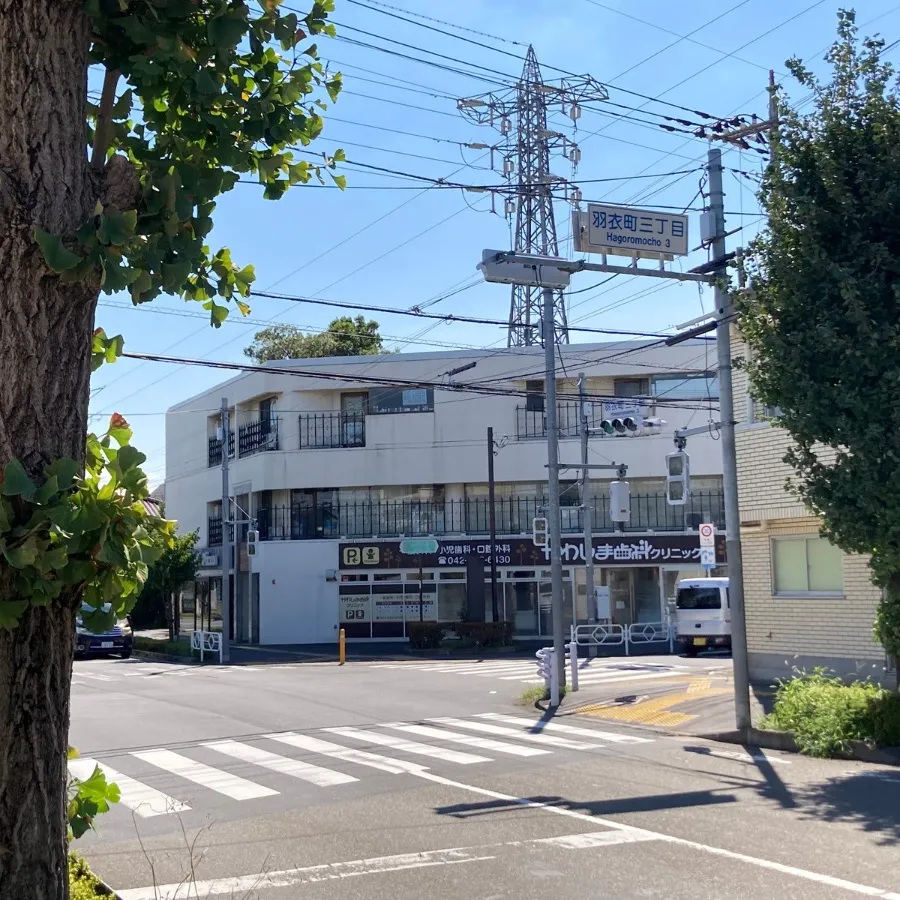 立川市斎場の駐車場への入り方3