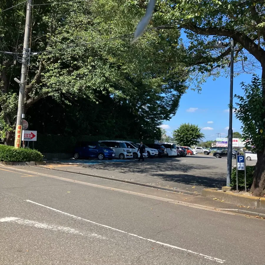 所沢市斎場の駐車場への入り方4