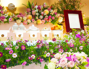 秋の花祭壇２