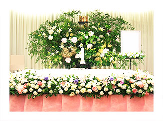 オーダーメイドの花祭壇