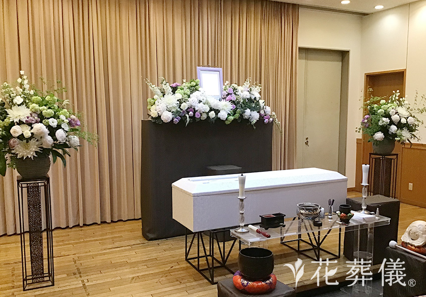 貴婦人の花祭壇