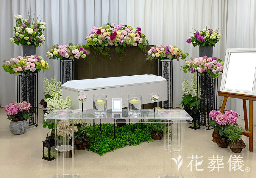 美しき彼女への花祭壇