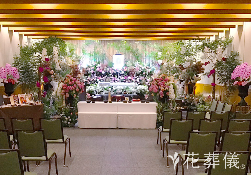 美しきひとへ。の花祭壇