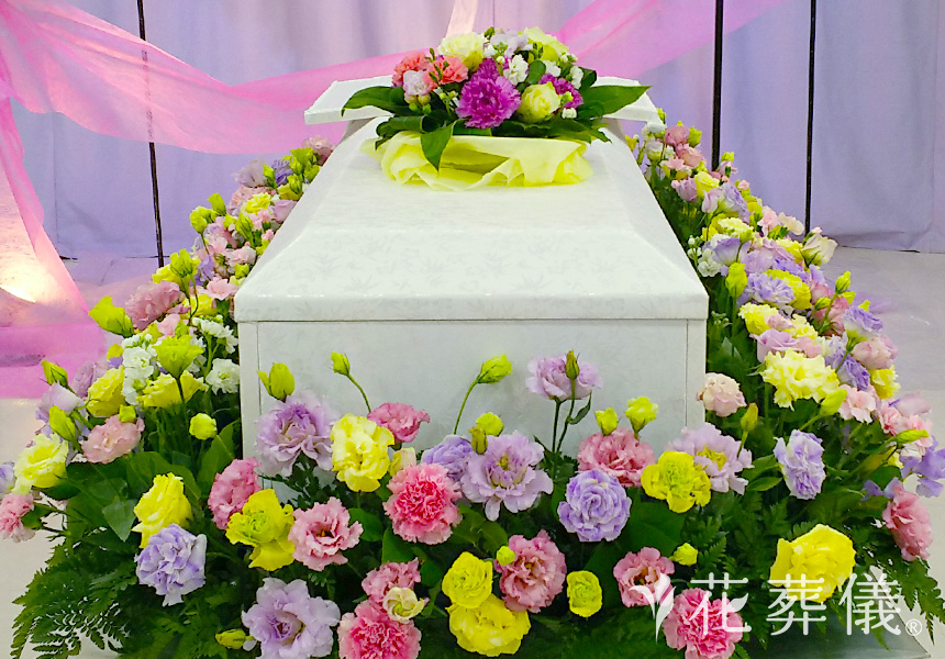 優淡色祭壇の花祭壇