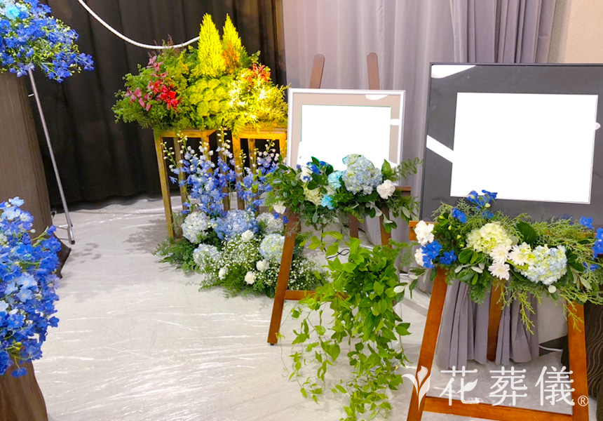 大鳴門橋の花祭壇