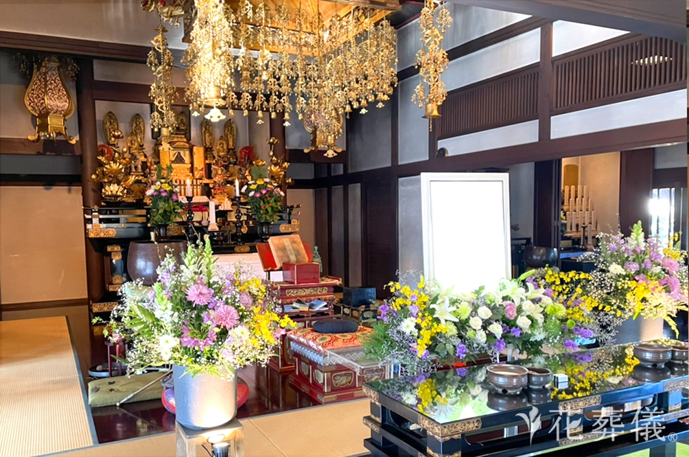 風花の花祭壇