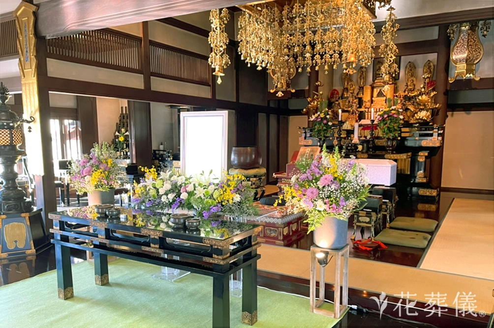 風花の花祭壇