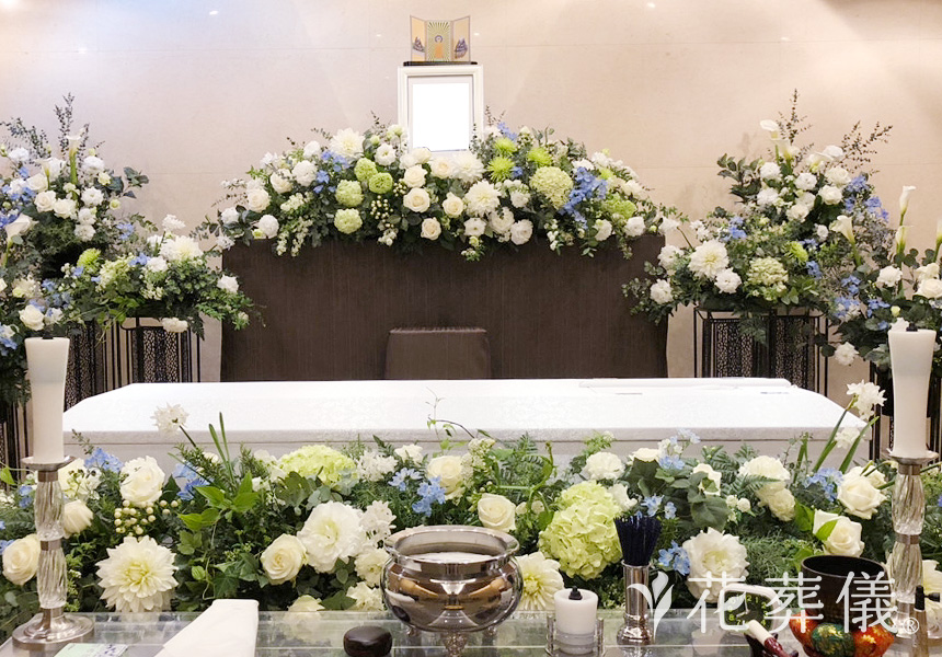 涼春の花祭壇