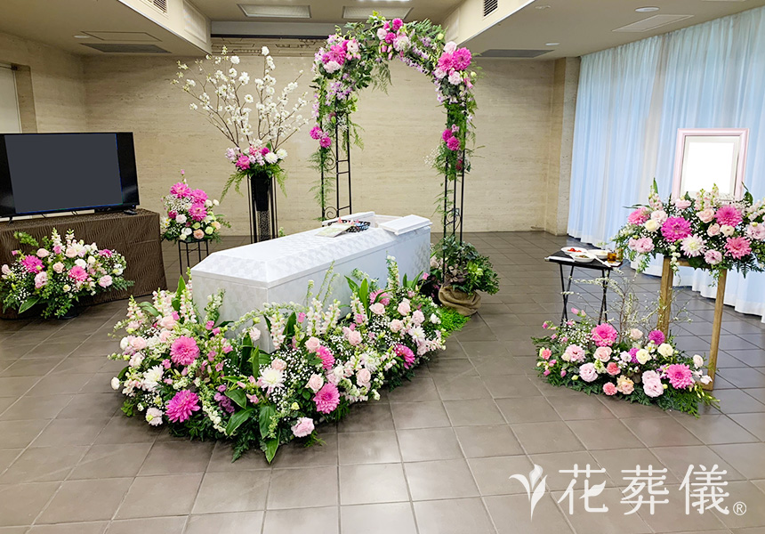 Pretty Womanの花祭壇