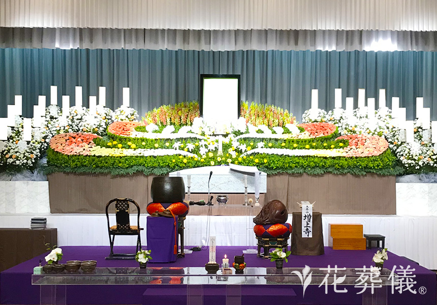 彼を知るにはの花祭壇
