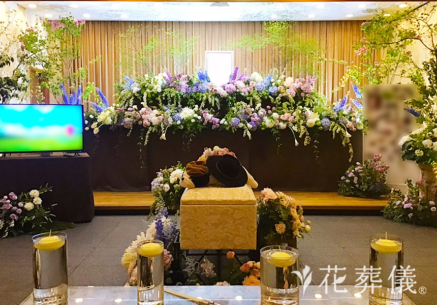 情熱的な夢の花祭壇