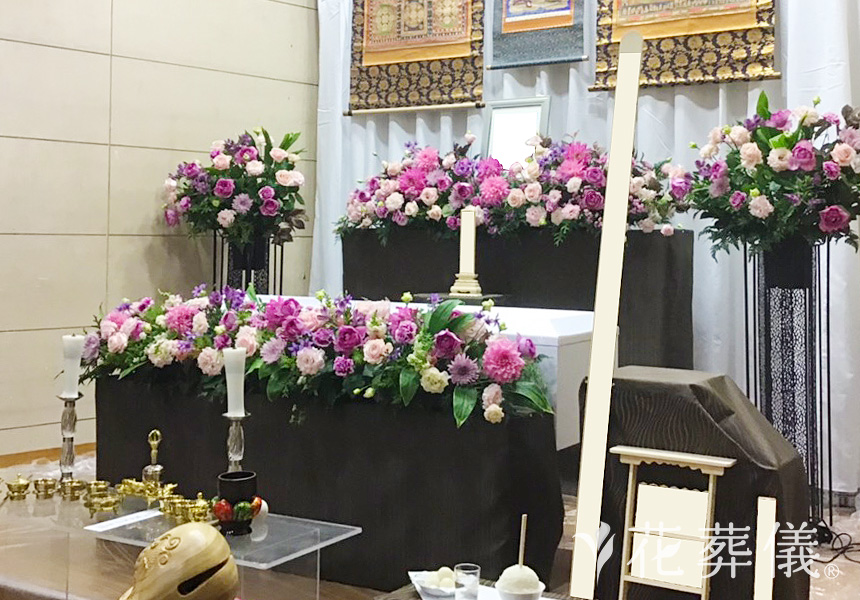 プリンセスラインの花祭壇