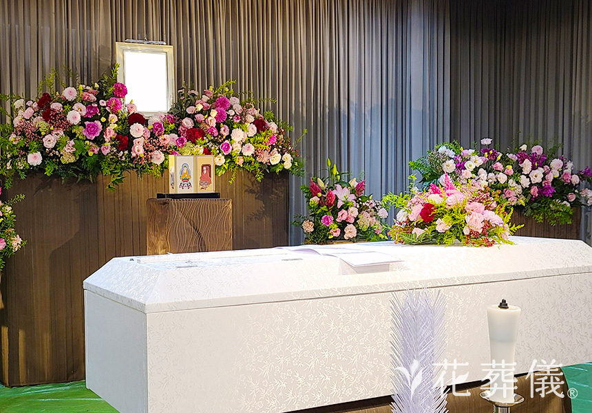 愛花の花祭壇