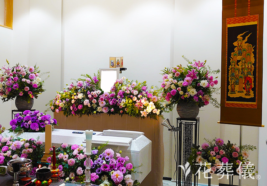 kokoroの花祭壇