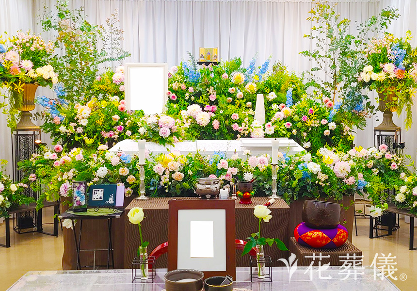 小春日和の花祭壇