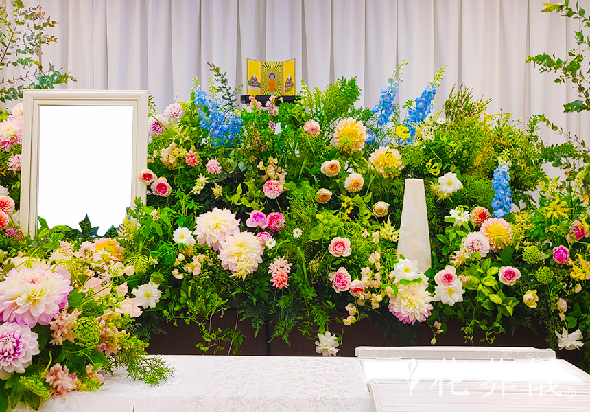 小春日和の花祭壇