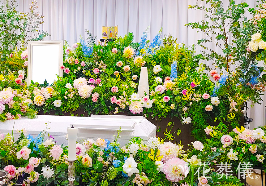 小春日和の花祭壇