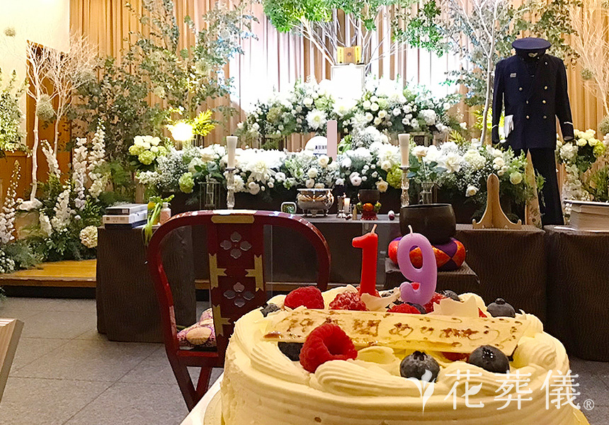 雪華の花祭壇
