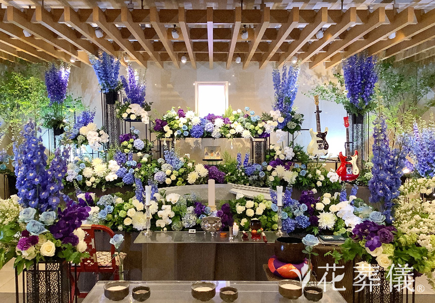青嵐の花祭壇