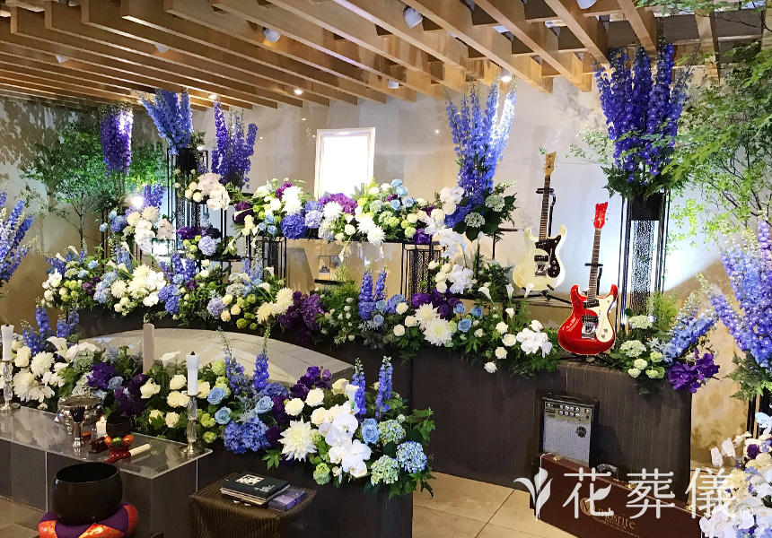 青嵐の花祭壇