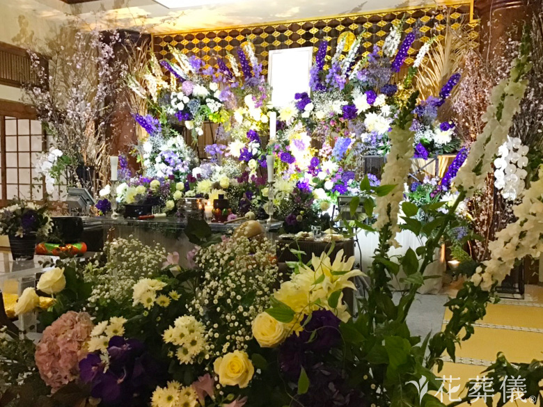 柳嶋 妙見山 法性寺で葬儀を行ったお客様の祭壇写真02