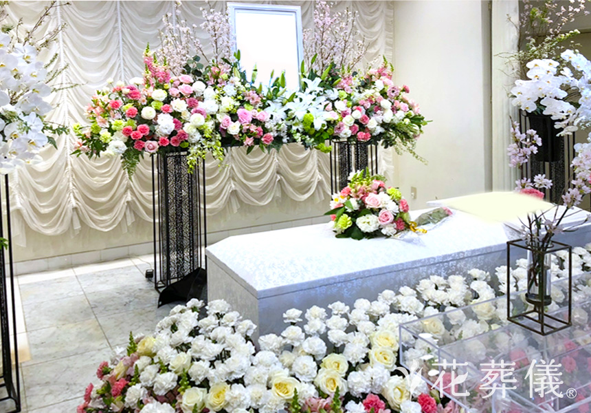 花を着るの花祭壇