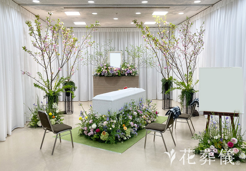 絆の花祭壇